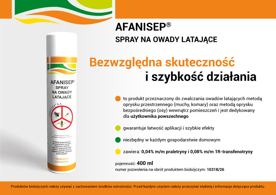 AFANISEP® SPRAY NA OWADY LATAJĄCE